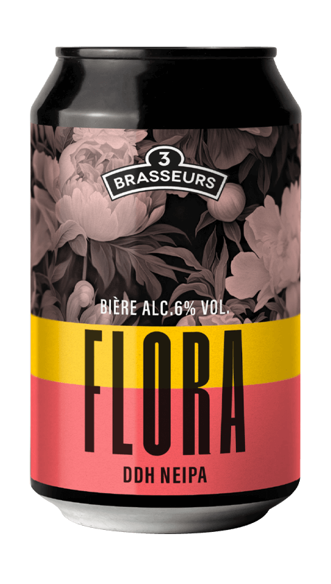 Bière Canette 3 Brasseurs FLORA