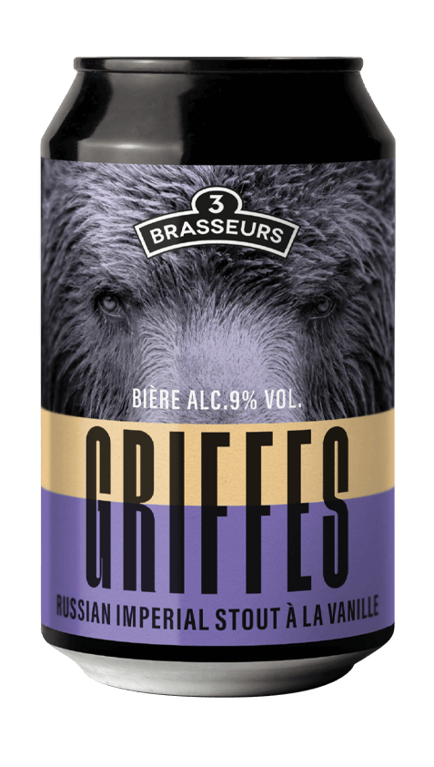 Bière Canette 3 Brasseurs GRIFFES