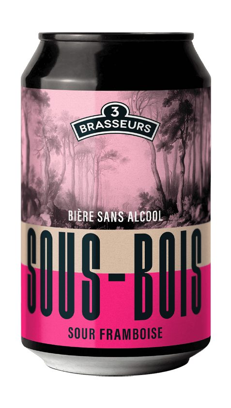 Bière Canette 3 Brasseurs SOUS BOIS