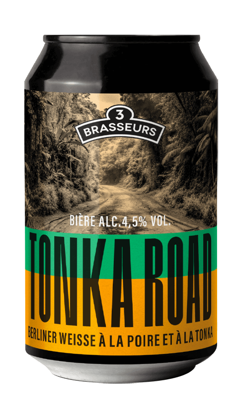 Bière Canette 3 Brasseurs TONKA ROAD