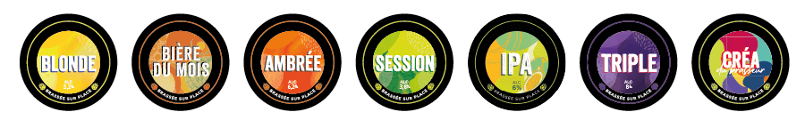 Bières disponibles à la location tireuse fûts