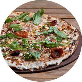 Flammekueche-Chèvre-Miel