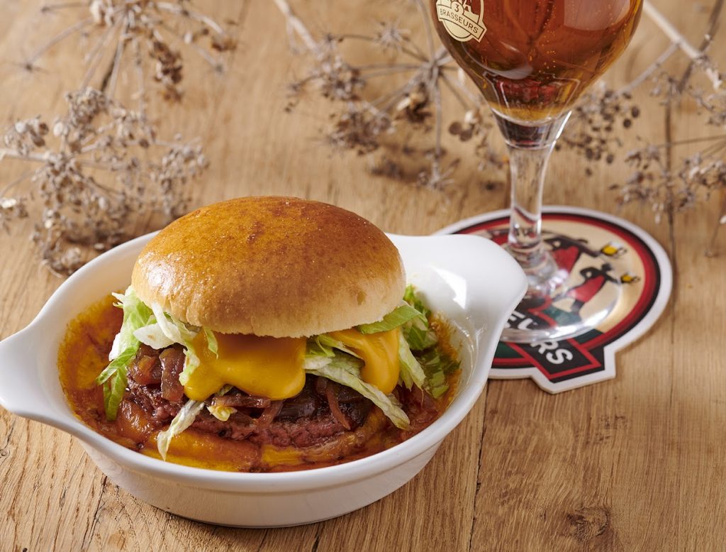 Welshbourgeois burger welsh 3Brasseurs